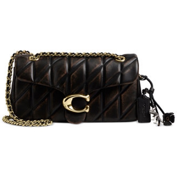 Coach Handbags - Coach Quilted Tabby 20 shoulder bag in black Nappa leather.